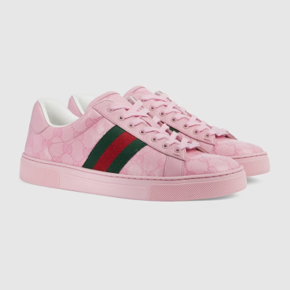 WOMEN'S GUCCI ACE SNEAKER WITH WEB